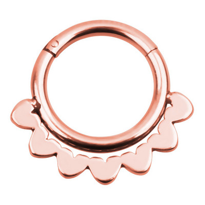 1/2PCS Piercing Septum Opal Clicker 16G Cristal Septum Piercing Inel Tragus Piercing Cercel Daith Helix Bijuterii