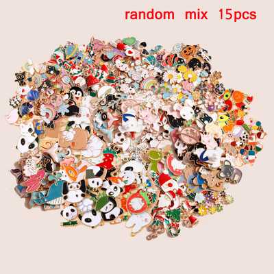 Vânzare mare Mixte inimioare drăguțe Animale Breloc Flori Fructe Breloc curcubeu pentru bijuterii DIY Făcând mai mult de 5000 de stiluri aleatoriu