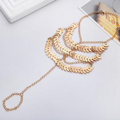 Moneda indiană Boemia Bratara glezna pentru picioare Sandale desculțe Brățară cu lanț Accesorii pentru plajă țigani Bijuterii pentru femei