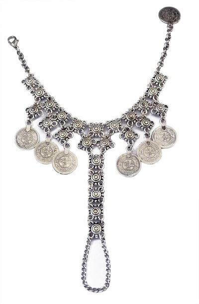 Moneda indiană Boemia Bratara glezna pentru picioare Sandale desculțe Brățară cu lanț Accesorii pentru plajă țigani Bijuterii pentru femei