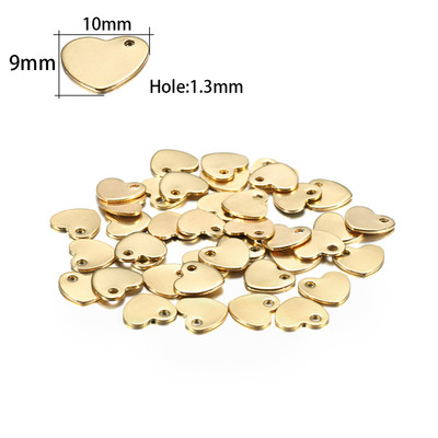 10-50 bucăți 6-30 mm Brelocuri din oțel inoxidabil pandantiv etichetă rotundă pentru ștanțare pandantive pentru coliere personalizate Fabricarea de bijuterii DIY