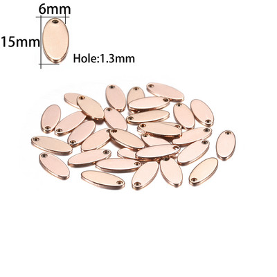 10-50 bucăți 6-30 mm Brelocuri din oțel inoxidabil pandantiv etichetă rotundă pentru ștanțare pandantive pentru coliere personalizate Fabricarea de bijuterii DIY