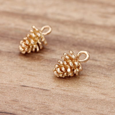 20 buc/lot 12*7mm pandantive din aliaj cu pică de pin Brelocuri DIY Cercei Colier Fabricarea de bijuterii Accesorii pentru brățări Argintiu culoare 0202