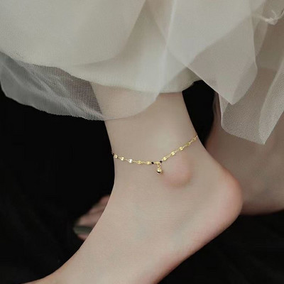 Charm de culoare argintie din oțel inoxidabil șarpe lant gleznă pentru femei bijuterii pentru a atrage bărbații hormoni picior brățară cadou