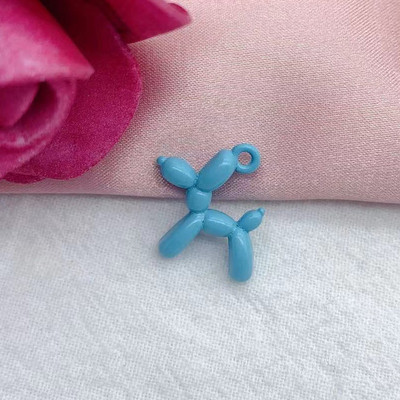 10 buc 19*15 mm 13 culori 3D Balon câine Metal Charms pandantiv cercei brățară DIY colier bijuterii