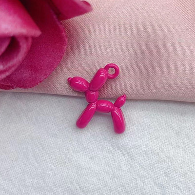 10 buc 19*15 mm 13 culori 3D Balon câine Metal Charms pandantiv cercei brățară DIY colier bijuterii