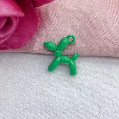 10 buc 19*15 mm 13 culori 3D Balon câine Metal Charms pandantiv cercei brățară DIY colier bijuterii