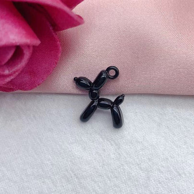 10 buc 19*15 mm 13 culori 3D Balon câine Metal Charms pandantiv cercei brățară DIY colier bijuterii