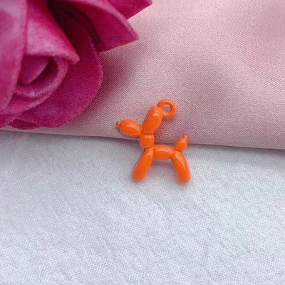10 buc 19*15 mm 13 culori 3D Balon câine Metal Charms pandantiv cercei brățară DIY colier bijuterii