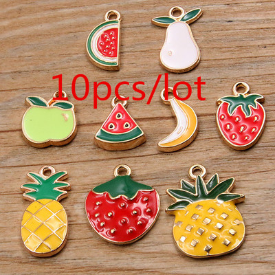 1 geantă 26 stiluri amestec de culori din aliaj de metal picătură ulei colorat farmece animale plante corb pandantiv pentru bricolaj brățară colier bijuterii