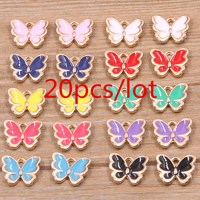 1 geantă 26 stiluri amestec de culori din aliaj de metal picătură ulei colorat farmece animale plante corb pandantiv pentru bricolaj brățară colier bijuterii