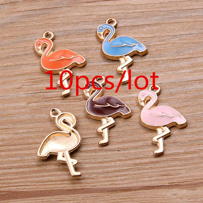 1 geantă 26 stiluri amestec de culori din aliaj de metal picătură ulei colorat farmece animale plante corb pandantiv pentru bricolaj brățară colier bijuterii