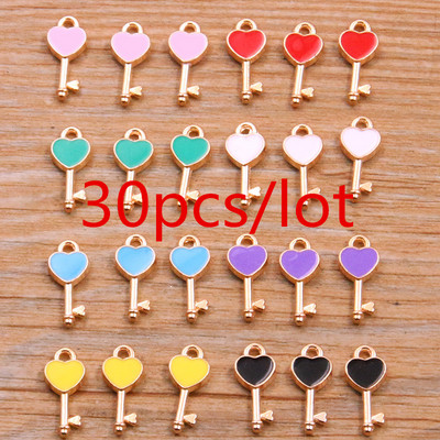 1 geantă 26 stiluri amestec de culori din aliaj de metal picătură ulei colorat farmece animale plante corb pandantiv pentru bricolaj brățară colier bijuterii