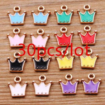 1 geantă 26 stiluri amestec de culori din aliaj de metal picătură ulei colorat farmece animale plante corb pandantiv pentru bricolaj brățară colier bijuterii