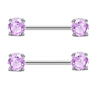 2 bucăți din oțel chirurgical, cristal, piercing pentru mamelon, bijuterii sexy cu zircon, inel pentru mamelon, inel Cz pentru mamelon, pentru femei, piercing pezon