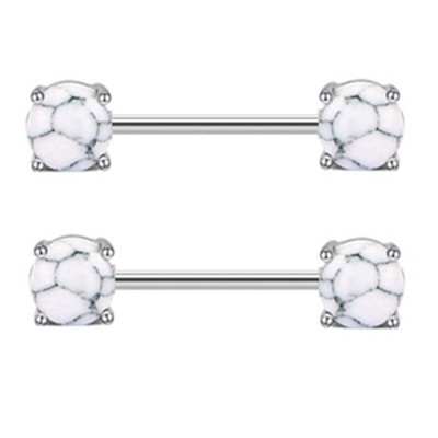 2 bucăți din oțel chirurgical, cristal, piercing pentru mamelon, bijuterii sexy cu zircon, inel pentru mamelon, inel Cz pentru mamelon, pentru femei, piercing pezon