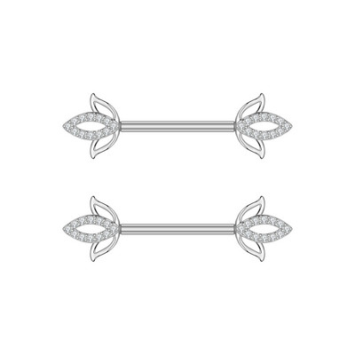 Rozsdamentes acél arany kígyó mellbimbó piercing készlet pillangó mellbimbó gyűrű tömeges szív mellbimbó piercing ékszer csomag Piercing Pezon Lot