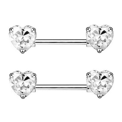 Ružičasti kristalni set za piercing za bradavice od nehrđajućeg čelika Cvjetni prsten za bradavice Bulk ženski leptir za bradavice Paket s utegom za piercing Lengua Lot