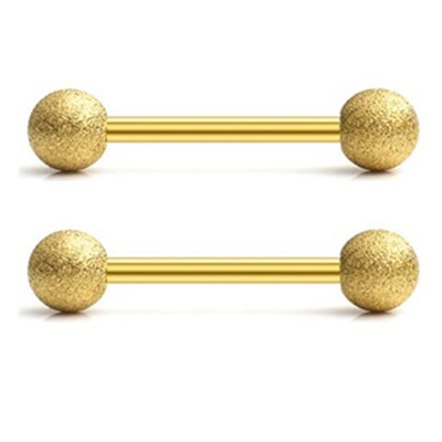 Mat set za piercing za bradavice od nehrđajućeg čelika 14G kristalni prsten za bradavice Nakit za tijelo Veliki paket za piercing za jezik Paket šipki za piercing za bradavice