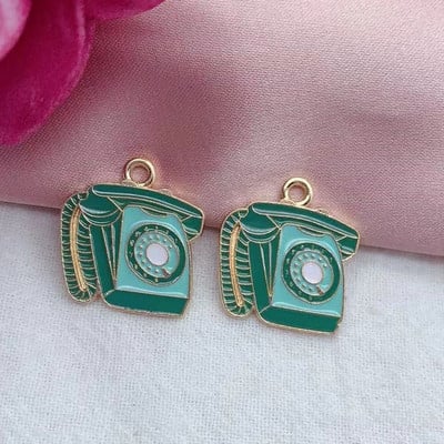 10 buc. Biciclete de biciclete cu fonograf pentru aparat de fotografiat vintage email pentru confectionarea de bijuterii, lucrate manual, coliere, pandantive, bratari, accesorii