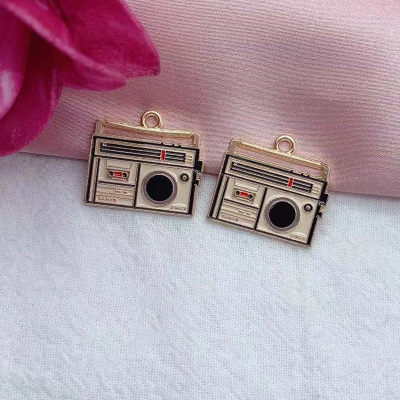 10 buc. Biciclete de biciclete cu fonograf pentru aparat de fotografiat vintage email pentru confectionarea de bijuterii, lucrate manual, coliere, pandantive, bratari, accesorii