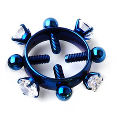 2 bucăți din oțel inoxidabil bijuterii pentru piercing pentru mamelon fals care nu piercing inel pentru mamelon fals fermecător scut pentru mamelon bijuterii false pentru piercing pentru corp