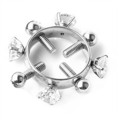 2 bucăți din oțel inoxidabil bijuterii pentru piercing pentru mamelon fals care nu piercing inel pentru mamelon fals fermecător scut pentru mamelon bijuterii false pentru piercing pentru corp