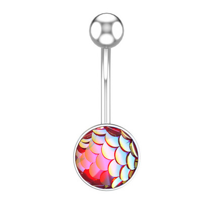 Piercing pentru buric cu sclipici, 1/2 bucată, oțel chirurgical, 14G, bară strălucitoare pentru buric, piercing pentru corp, bijuterii sexy pentru buric, inel drăguț pentru burtă