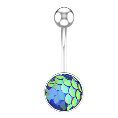 Piercing pentru buric cu sclipici, 1/2 bucată, oțel chirurgical, 14G, bară strălucitoare pentru buric, piercing pentru corp, bijuterii sexy pentru buric, inel drăguț pentru burtă