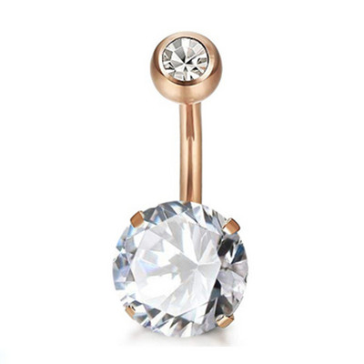 1/2 bucată inel de piercing pentru buric din cristal, oțel chirurgical 14G, zircon, piercing pentru burtă, inel de cristal pentru buric, piercing sexy pentru buric
