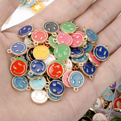 12x14mm Dulce Dragoste Inimă Email DIY Farmecul Din aliaj de aur Pandantiv pentru Cercei DIY Fabricarea de bijuterii Accesorii ornamentale Comerț cu ridicata 10 buc