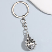 Új kulcstartó, Katicabogár formájú, aromaterápiás tárolóedény Kulcstartó mágneses pattintható kulcstartók nőknek Férfi barkács kézzel készített ékszerajándékok