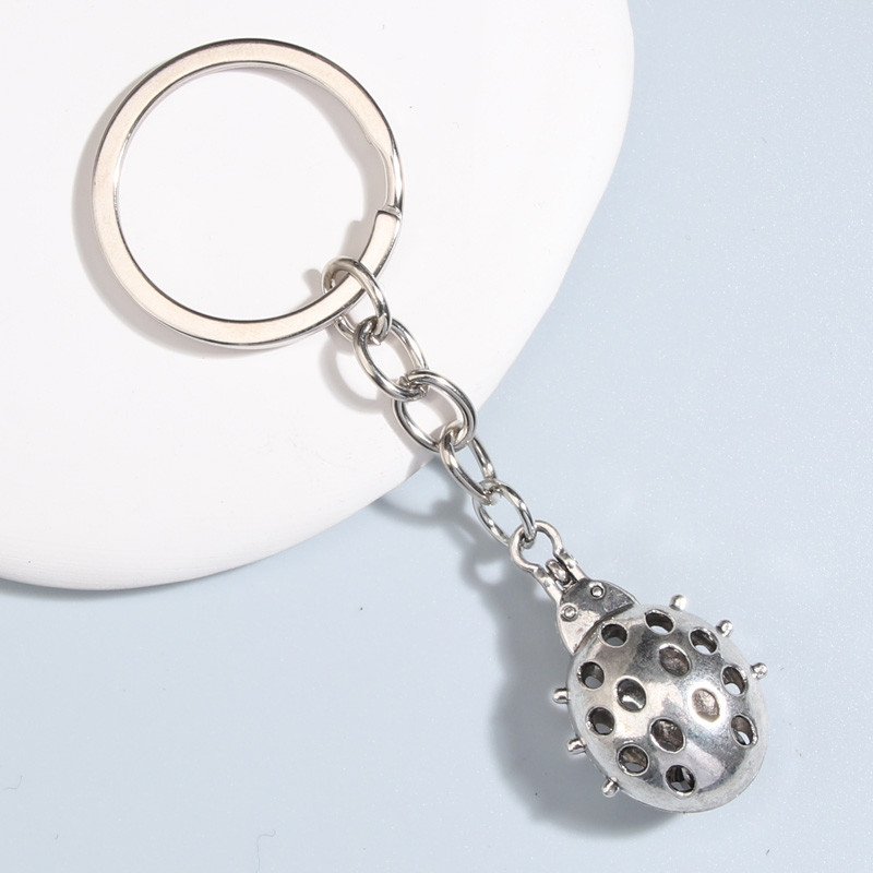 Új kulcstartó, Katicabogár formájú, aromaterápiás tárolóedény Kulcstartó mágneses pattintható kulcstartók nőknek Férfi barkács kézzel készített ékszerajándékok