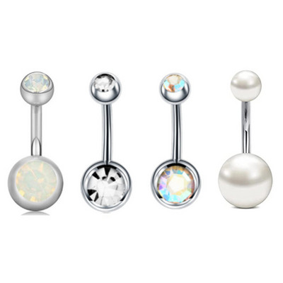 Set de piercing cu gheare pentru buric, 4 buc, oțel chirurgical, cristal, piercing pentru buric, vrac, femei, albină, pentru buric, pachet, Cz, inel pentru burtă, lot Ombligo