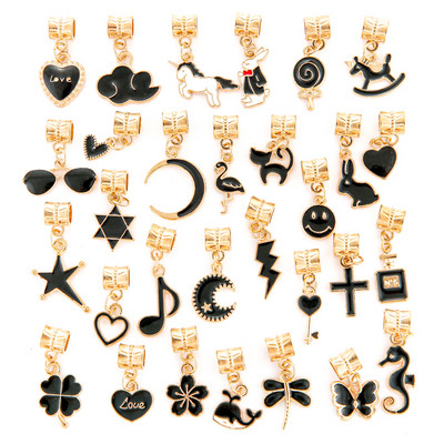 YuenZ 30 de bucăți stiluri mixte animale inimă frunze flori farmec închizătoare homar brățară pandantive bijuterii bricolaj pentru realizarea de accesorii