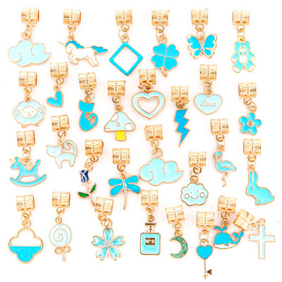 YuenZ 30 de bucăți stiluri mixte animale inimă frunze flori farmec închizătoare homar brățară pandantive bijuterii bricolaj pentru realizarea de accesorii