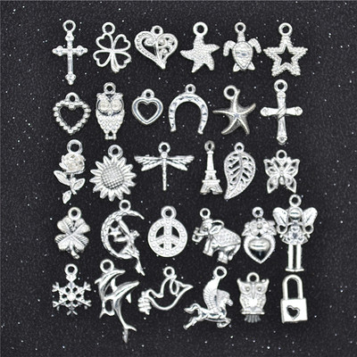 YuenZ 30 de bucăți stiluri mixte animale inimă frunze flori farmec închizătoare homar brățară pandantive bijuterii bricolaj pentru realizarea de accesorii