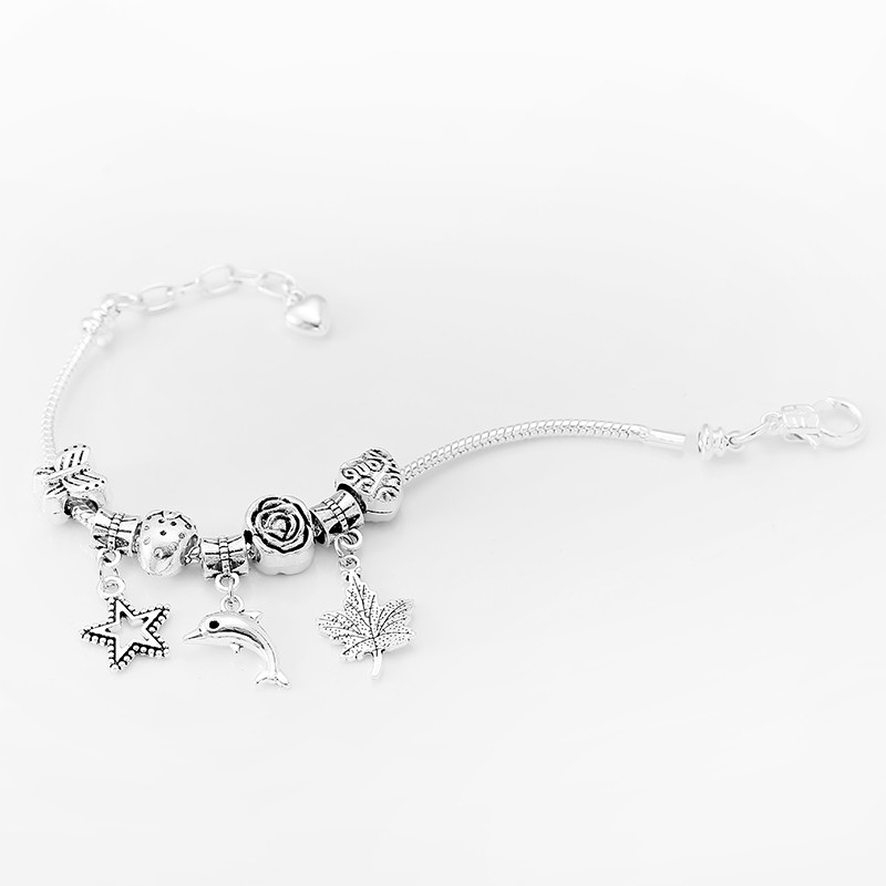 YuenZ 30 de bucăți stiluri mixte animale inimă frunze flori farmec închizătoare homar brățară pandantive bijuterii bricolaj pentru realizarea de accesorii