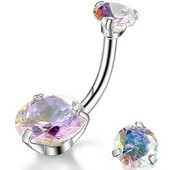 1 buc. Inele pentru buric din oțel chirurgical, cristal, inimă, zircon, bară pentru burtă, piercing pentru corp, bijuterii, inel pentru buric, piercing Ombligo