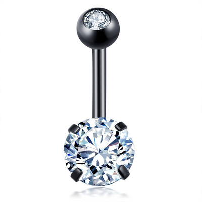 1 buc. Inele pentru buric din oțel chirurgical, cristal, inimă, zircon, bară pentru burtă, piercing pentru corp, bijuterii, inel pentru buric, piercing Ombligo