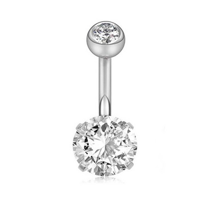 1 buc. Inele pentru buric din oțel chirurgical, cristal, inimă, zircon, bară pentru burtă, piercing pentru corp, bijuterii, inel pentru buric, piercing Ombligo