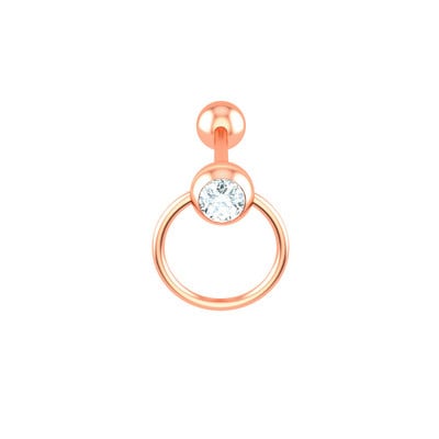 1/2 bucată din oțel chirurgical inimă piercing limba inel 14G trandafir floare limba piercing bar sexy mamelon bar frunze inel limba bijuterii