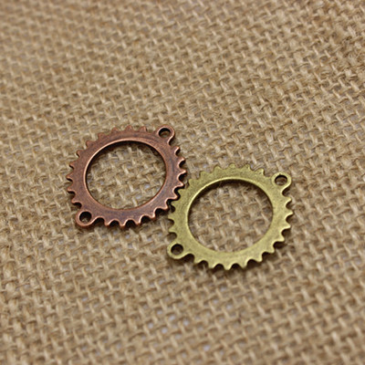 (50 bucăți/lot) 24*28mm din aliaj de cupru antic, unelte, bijuterii, conectori, descoperiri, se potrivesc pentru realizarea de brățări T0203