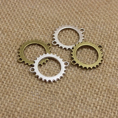 (50 bucăți/lot) 24*28mm din aliaj de cupru antic, unelte, bijuterii, conectori, descoperiri, se potrivesc pentru realizarea de brățări T0203