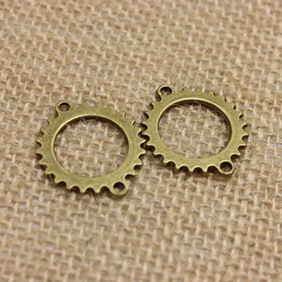 (50 bucăți/lot) 24*28mm din aliaj de cupru antic, unelte, bijuterii, conectori, descoperiri, se potrivesc pentru realizarea de brățări T0203