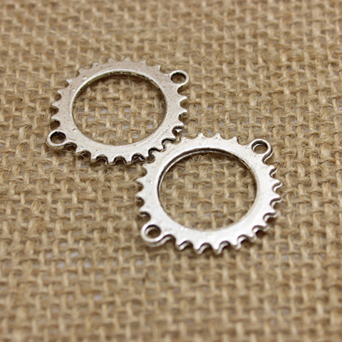 (50 bucăți/lot) 24*28mm din aliaj de cupru antic, unelte, bijuterii, conectori, descoperiri, se potrivesc pentru realizarea de brățări T0203