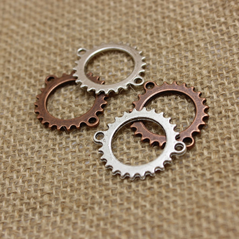 (50 bucăți/lot) 24*28mm din aliaj de cupru antic, unelte, bijuterii, conectori, descoperiri, se potrivesc pentru realizarea de brățări T0203