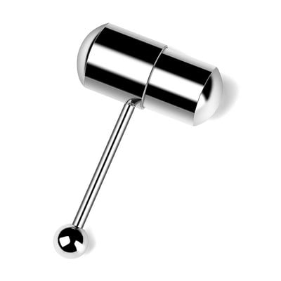 1 bucată din oțel chirurgical inel vibrator pentru limbă 16G inel piercing limbă vibrator pentru piercing limbă bijuterii pentru corp Lengua Fashion