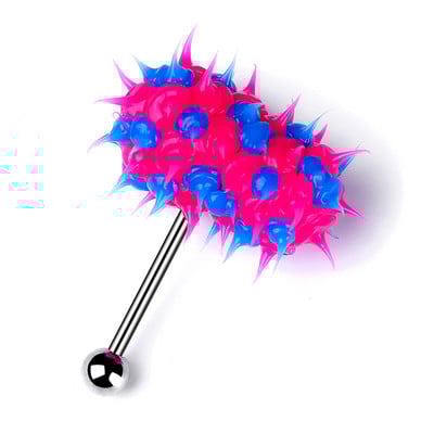 1 bucată din oțel chirurgical inel vibrator pentru limbă 16G inel piercing limbă vibrator pentru piercing limbă bijuterii pentru corp Lengua Fashion