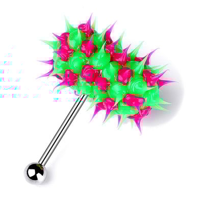 1 bucată din oțel chirurgical inel vibrator pentru limbă 16G inel piercing limbă vibrator pentru piercing limbă bijuterii pentru corp Lengua Fashion